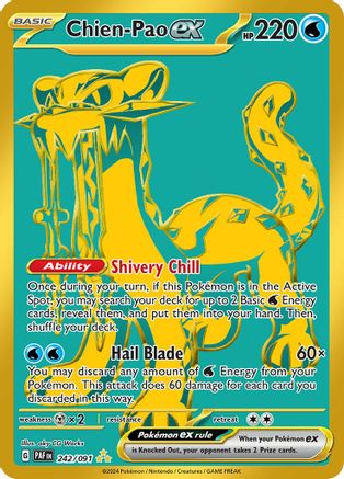 Chien-Pao ex 242 [SV Paldean Fates]  - Holofoil
