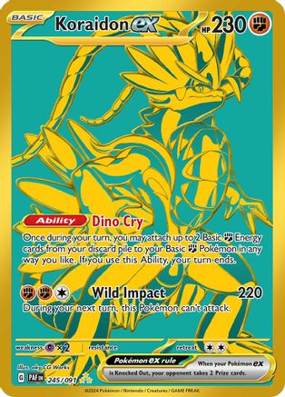 Koraidon ex 245 [SV Paldean Fates]  - Holofoil
