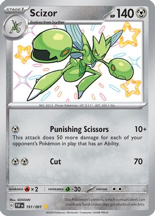 Scizor 191 [SV Paldean Fates]  - Holofoil