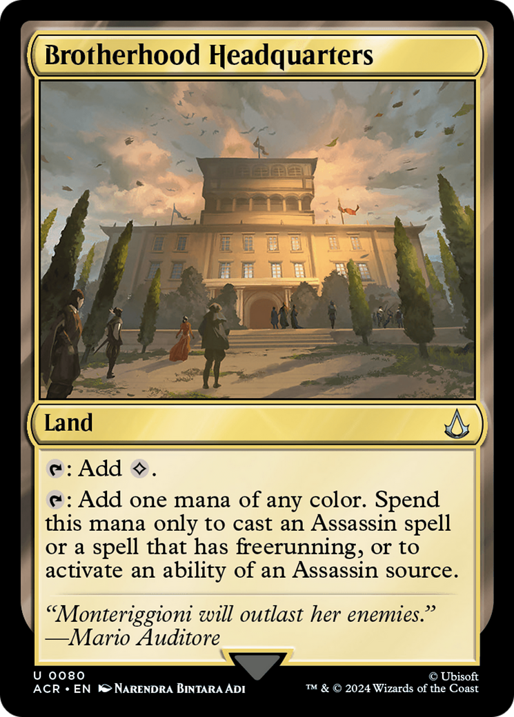 Brotherhood Headquarters - [Assassin's Creed]