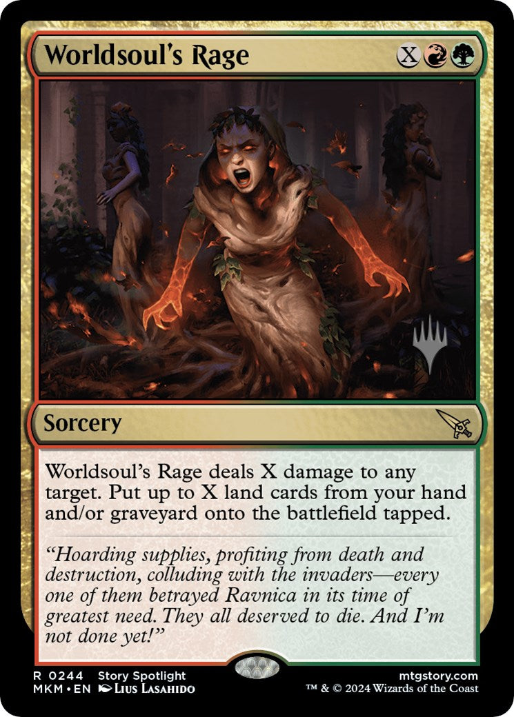 Worldsoul's Rage (Promo Pack) [Murders at Karlov Manor Promos]