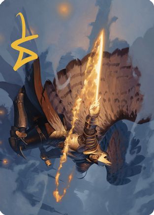 Aurelia's Vindicator Art Card (Gold-Stamped Signature) [Art Series: Murders at Karlov Manor]