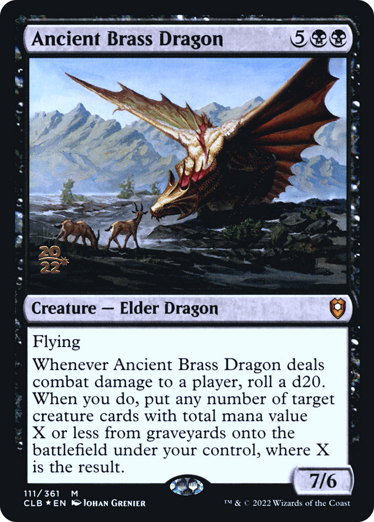 Ancient Brass Dragon - Battle for Baldur's Gate Promos Foil