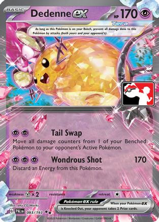 Dedenne ex - 93/193 [Prize Pack Series Cards] - Holofoil