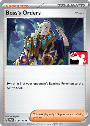 Boss's Orders 172/193 [Prize Pack Series Cards]