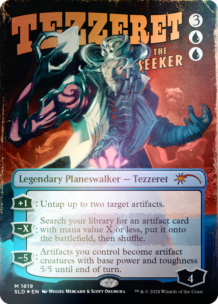 Tezzeret the Seeker (1619) (Rainbow Foil) [Secret Lair Drop Series]