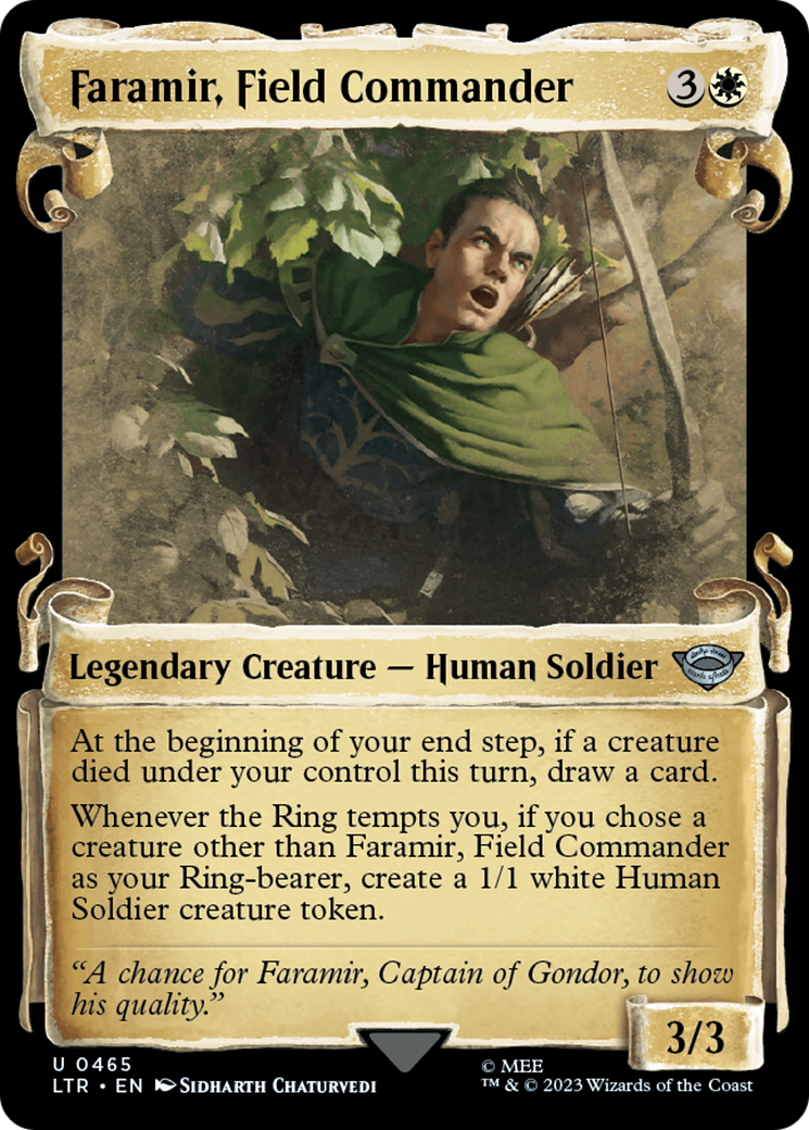 Faramir, Field Commander (Showcase Scrolls): (Showcase) [The Lord of the Rings: Tales of Middle-earth]