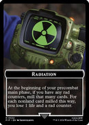 Radiation // Treasure (018) Double-Sided Token [Fallout Tokens]