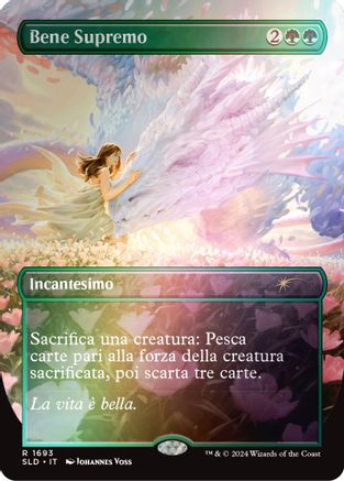 Greater Good (Italian) - "Bene Supremo" (Rainbow Foil) [Secret Lair Drop Series] Foil
