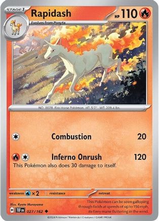 Rapidash 027 [SV05 Temporal Forces]