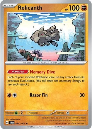 Relicanth 084/162 [SV05 Temporal Forces]