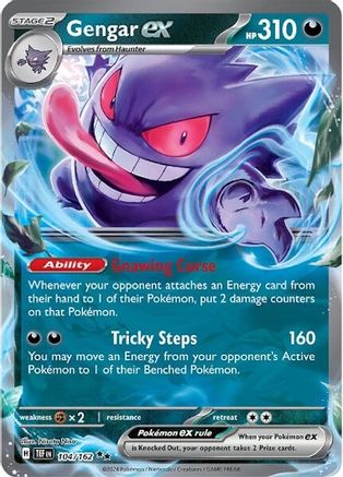 Gengar ex - 104/162 [SV05 Temporal Forces] - Holofoil