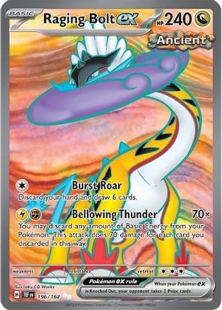Raging Bolt ex - 196/162 [SV05 Temporal Forces] - Holofoil