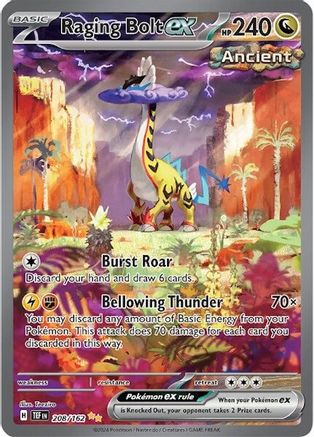 Raging Bolt ex - 208/162 [SV05 Temporal Forces] - Holofoil