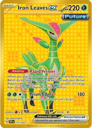 Iron Leaves ex - 213/162 [SV05 Temporal Forces] - Holofoil