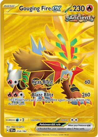 Gouging Fire ex - 214/162 [SV05 Temporal Forces] - Holofoil