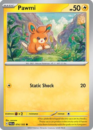 Pawmi (Cosmo Foil) 074 [Miscellaneous Cards & Products]  - Holofoil