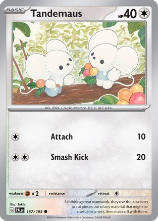 Tandemaus (Cosmos Foil) 167 [Miscellaneous Cards & Products]  - Holofoil