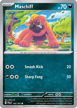 Maschiff (Cosmos Holo) 142/193 [Miscellaneous Cards & Products]  - Holofoil