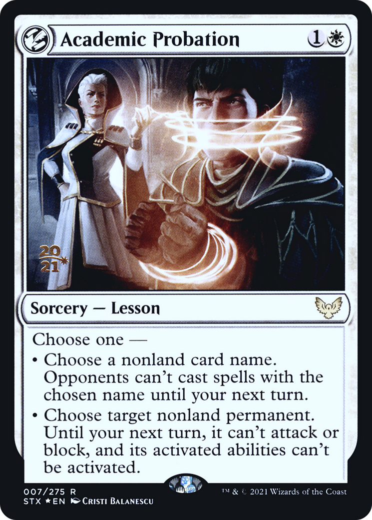 Academic Probation - Strixhaven: School of Mages Promos: (lesson) Foil