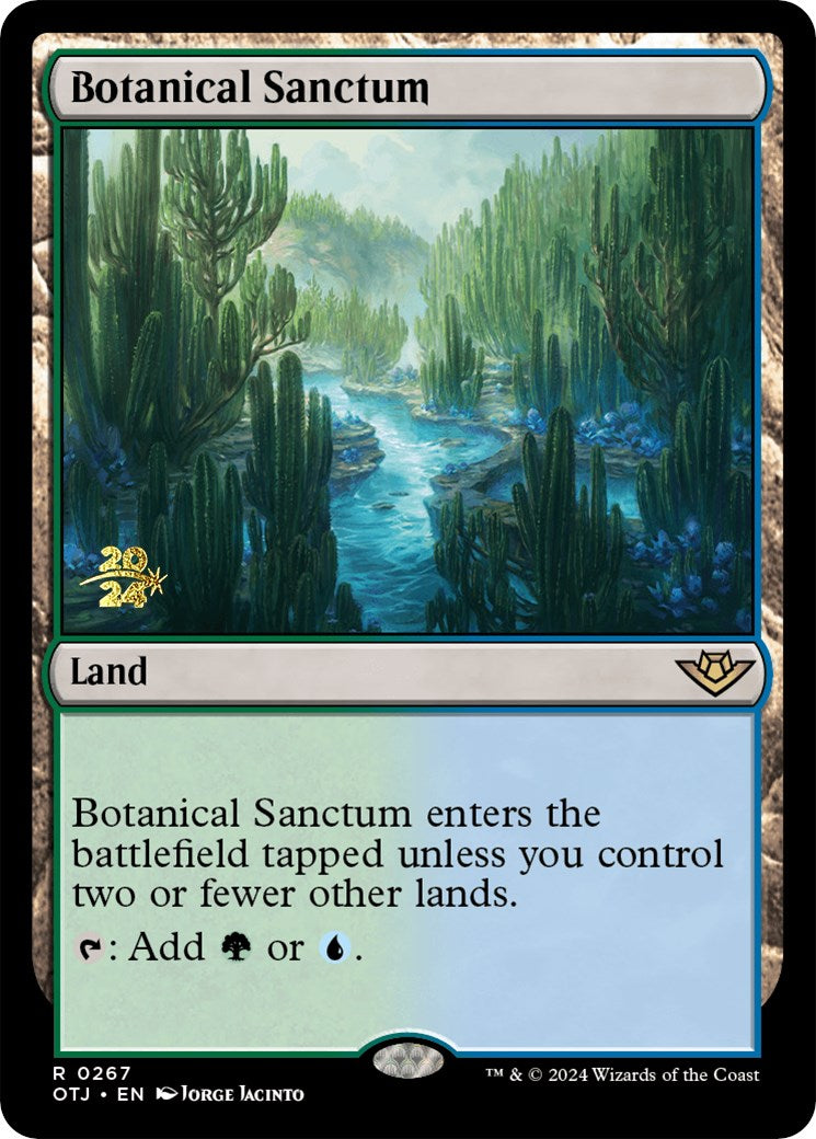 Botanical Sanctum (OTJ) [Outlaws of Thunder Junction Prerelease Promos]