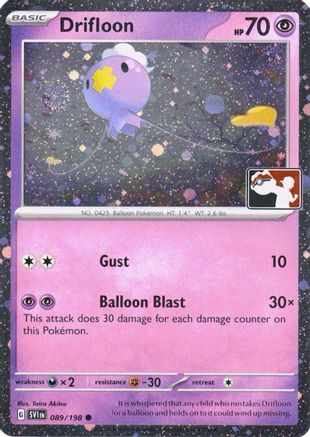 Drifloon - 089/198 (Cosmos Holo) [Prize Pack Series Cards] - Holofoil
