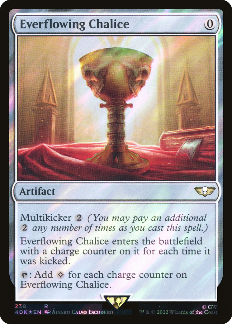 Everflowing Chalice (Surge Foil) [Warhammer 40,000 Commander] Foil