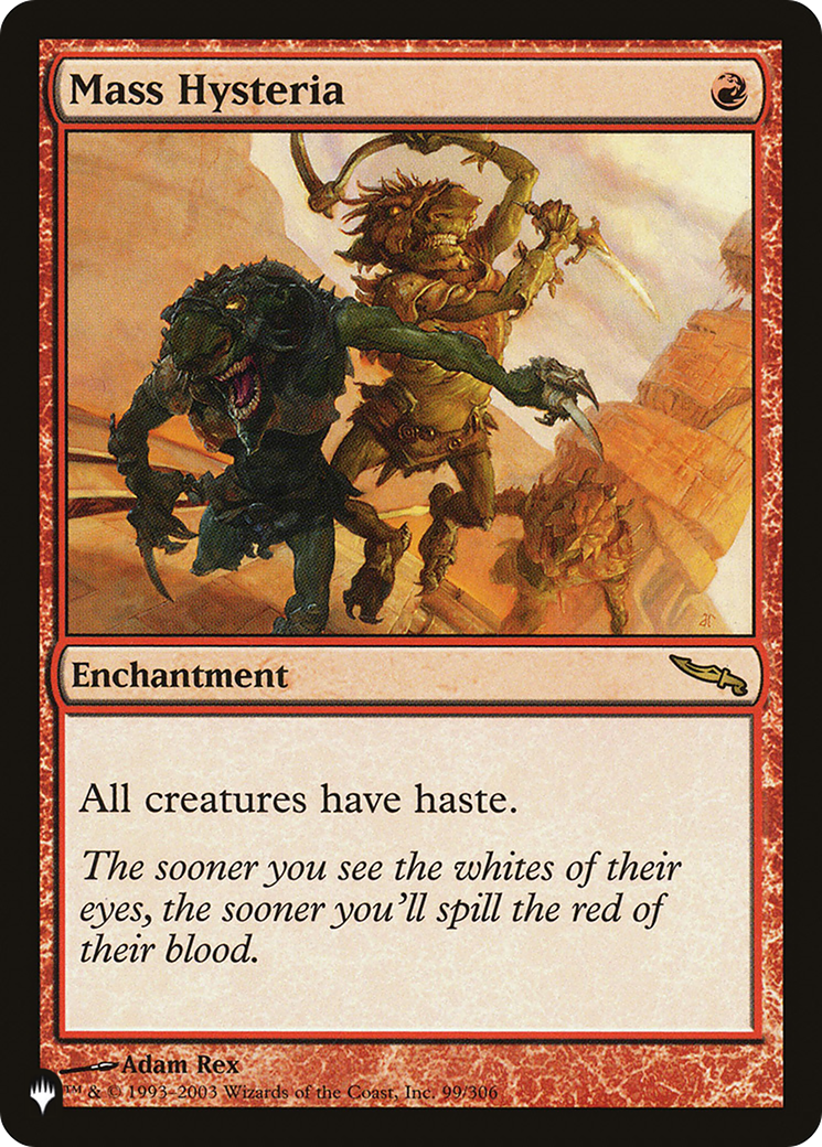 Mass Hysteria - [The List]