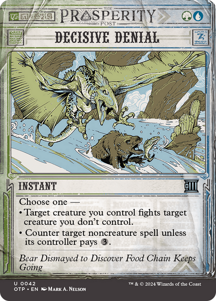 Decisive Denial: (Showcase) (Borderless) [Breaking News]