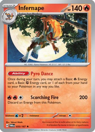 Infernape 033/167 [SV06 Twilight Masquerade]