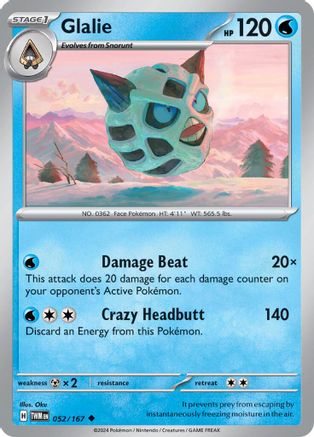 Glalie 052 [SV06 Twilight Masquerade]