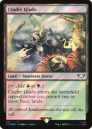 Cinder Glade (Surge Foil) [Warhammer 40,000 Commander] Foil