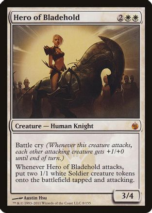 Hero of Bladehold (Mirrodin Besieged) [Oversize Cards]