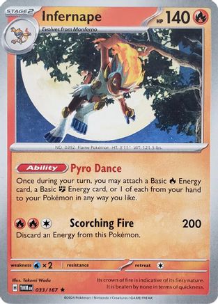Infernape 033/167 [Deck Exclusives]