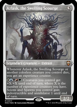 Azlask, the Swelling Scourge (Foil Etched) - Modern Horizons 3 Commander Foil