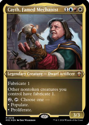 Cayth, Famed Mechanist (Foil Etched) - Modern Horizons 3 Commander Foil