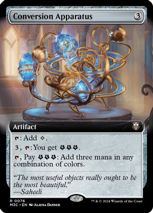 Conversion Apparatus (Extended Art) (Ripple Foil) [Modern Horizons 3 Commander] Foil
