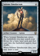 Solemn Simulacrum (Ripple Foil) - [Modern Horizons 3 Commander] Foil