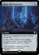 Stone Idol Generator (Extended Art) (Ripple Foil) - [Modern Horizons 3 Commander] Foil