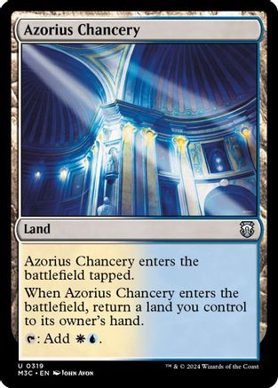 Azorius Chancery (Ripple Foil) - Modern Horizons 3 Commander Foil