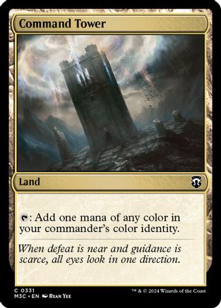 Command Tower (Ripple Foil) [Modern Horizons 3 Commander] Foil