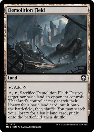 Demolition Field (Ripple Foil) - Modern Horizons 3 Commander Foil