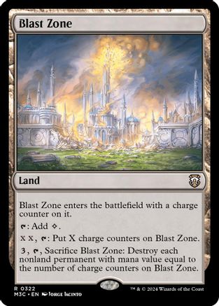 Blast Zone (Ripple Foil) - Modern Horizons 3 Commander Foil