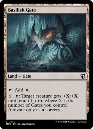 Basilisk Gate (Ripple Foil) - Modern Horizons 3 Commander Foil