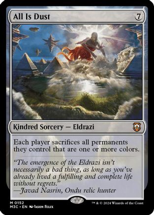 All Is Dust (Ripple Foil) - Modern Horizons 3 Commander Foil