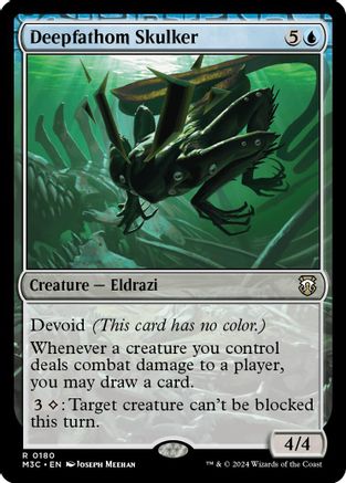 Deepfathom Skulker (Ripple Foil) [Modern Horizons 3 Commander] Foil