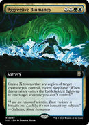 Aggressive Biomancy (Extended Art) (Ripple Foil) - Modern Horizons 3 Commander Foil