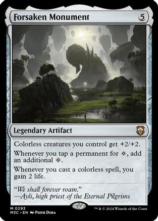 Forsaken Monument (Ripple Foil) [Modern Horizons 3 Commander] Foil
