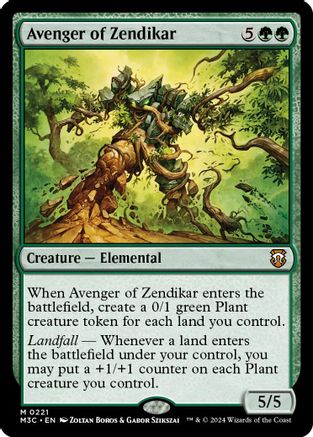 Avenger of Zendikar (Ripple Foil) - Modern Horizons 3 Commander Foil