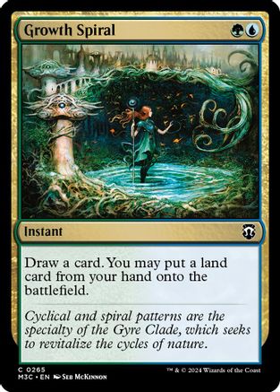 Growth Spiral (Ripple Foil) [Modern Horizons 3 Commander] Foil